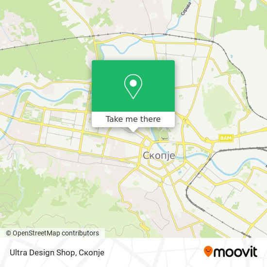 Ultra Design Shop map