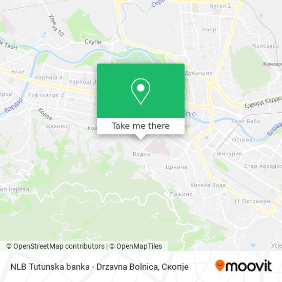 NLB Tutunska banka - Drzavna Bolnica map