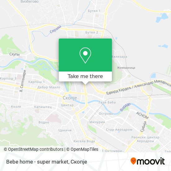 Bebe home - super market map