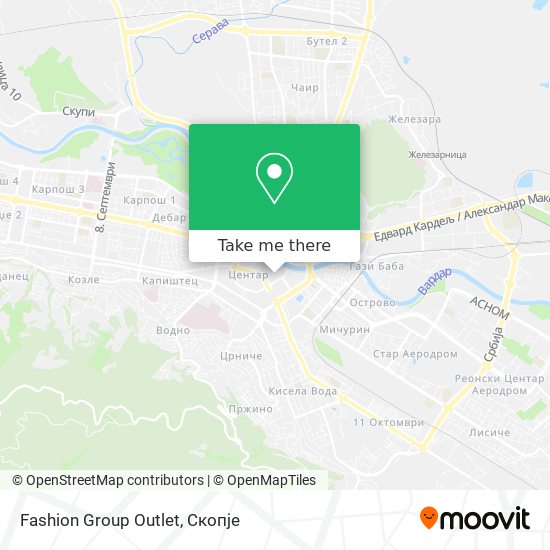 Fashion Group Outlet map