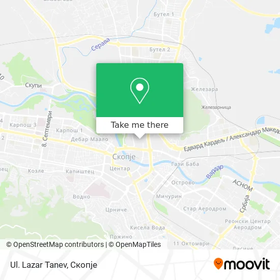 Lazar Tanev Street map