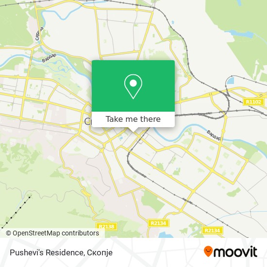 Pushevi's Residence mapa