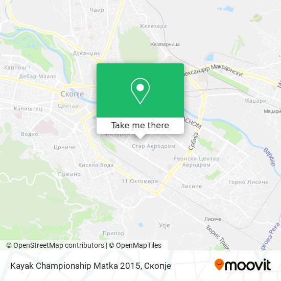 Kayak Championship Matka 2015 map