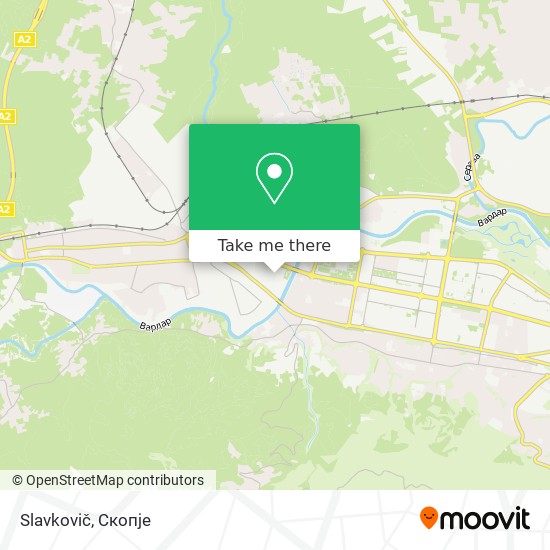 Slavkovič map