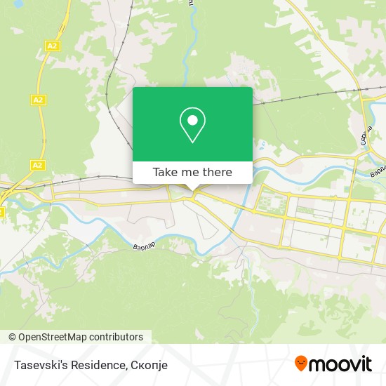 Tasevski's Residence mapa