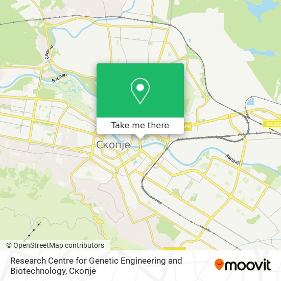 Research Centre for Genetic Engineering and Biotechnology map