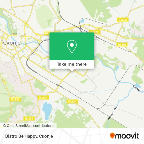 Bistro Be Happy mapa