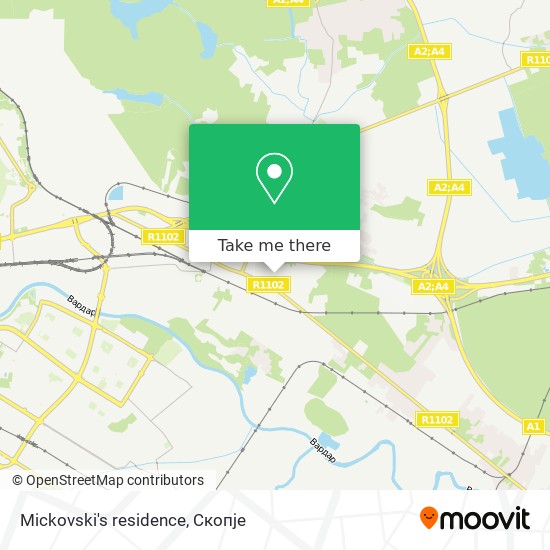 Mickovski's residence map