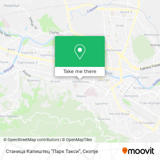 Станица Капиштец “Парк Такси” map
