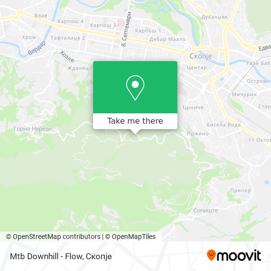 Mtb Downhill - Flow map