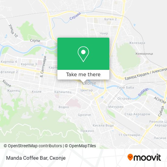 Manda Coffee Bar mapa