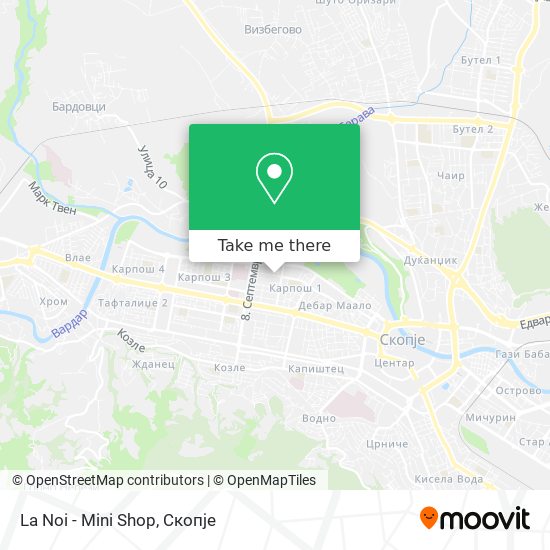 La Noi - Mini Shop map