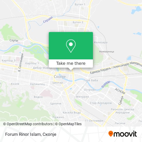 Forum Rinor Islam mapa