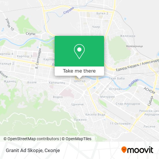 Granit Ad Skopje mapa