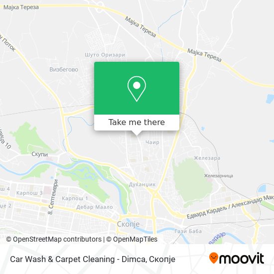Car Wash & Carpet Cleaning - Dimca map