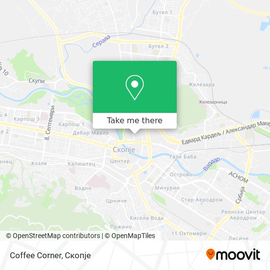 Coffee Corner mapa