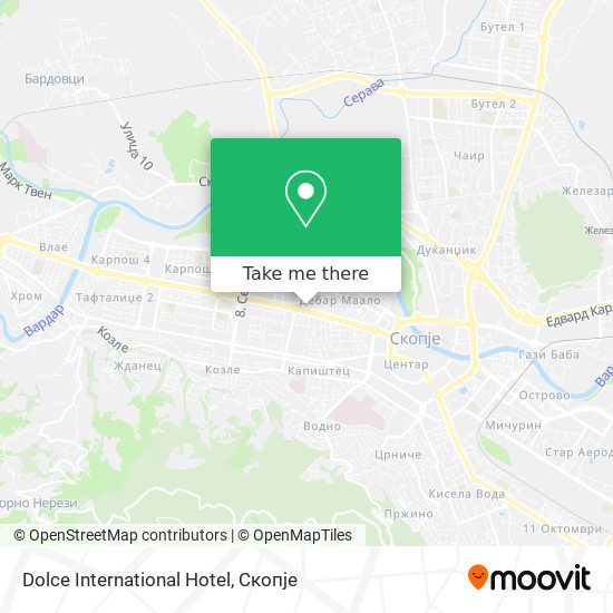 Dolce International Hotel map