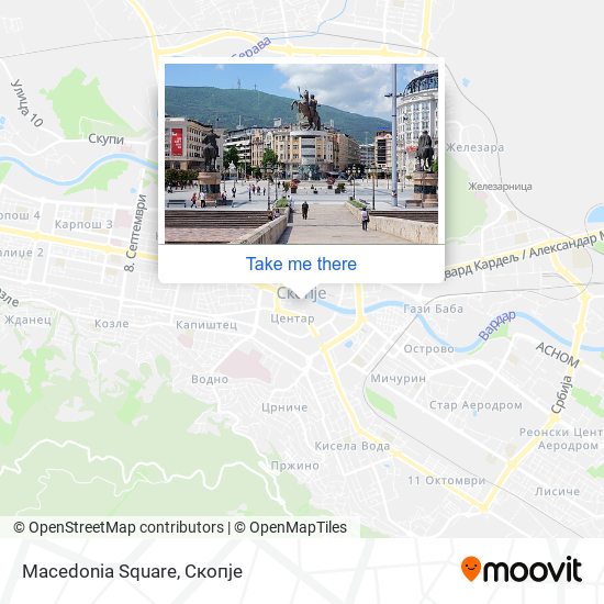 Macedonia Square map