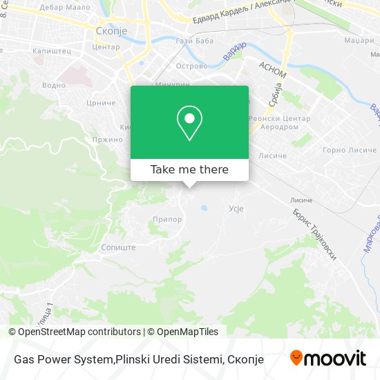 Gas Power System,Plinski Uredi Sistemi mapa