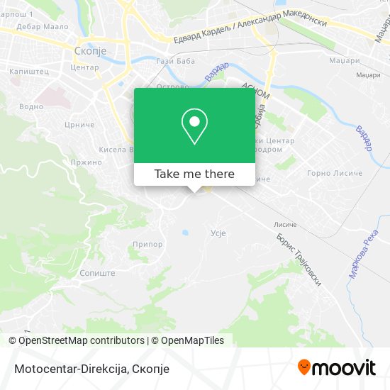 Motocentar-Direkcija map