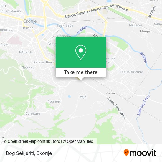 Dog Sekjuriti map