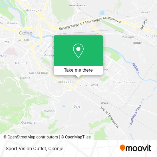 Sport Vision Autlet map