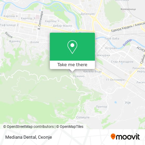 Mediana Dental mapa