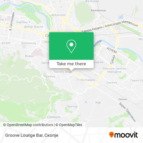 Groove Lounge Bar mapa