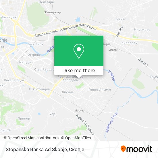Stopanska Banka Ad Skopje map