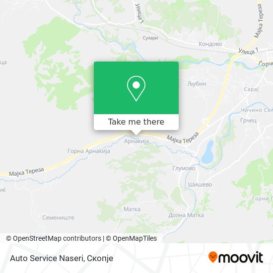 Auto Service Naseri mapa