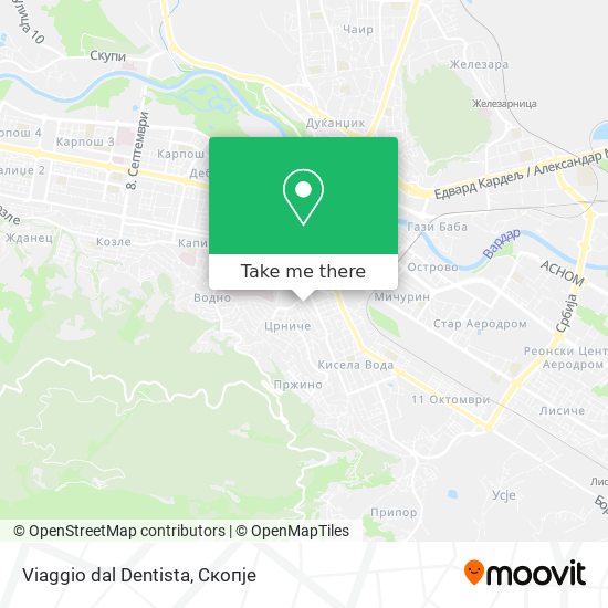 Viaggio dal Dentista map