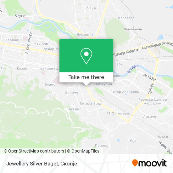 Jewellery Silver Baget map