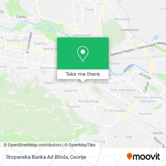 Stopanska Banka Ad Bitola mapa