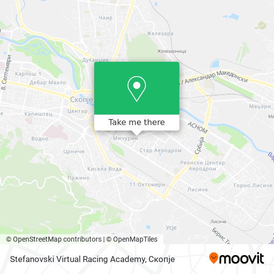 Stefanovski Virtual Racing Academy mapa