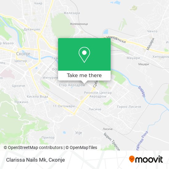 Clarissa Nails Mk mapa