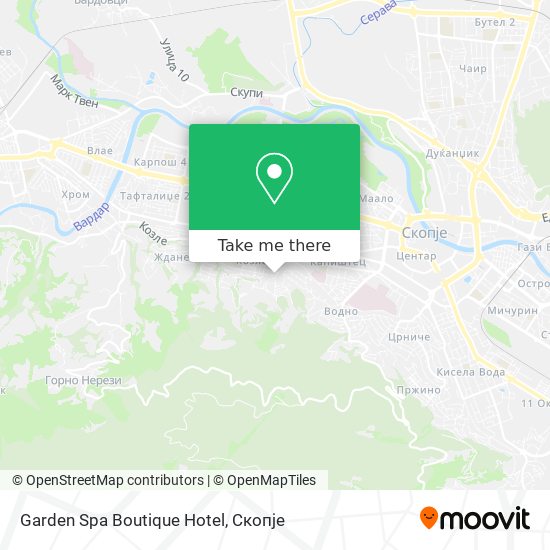 Garden Spa Boutique Hotel mapa