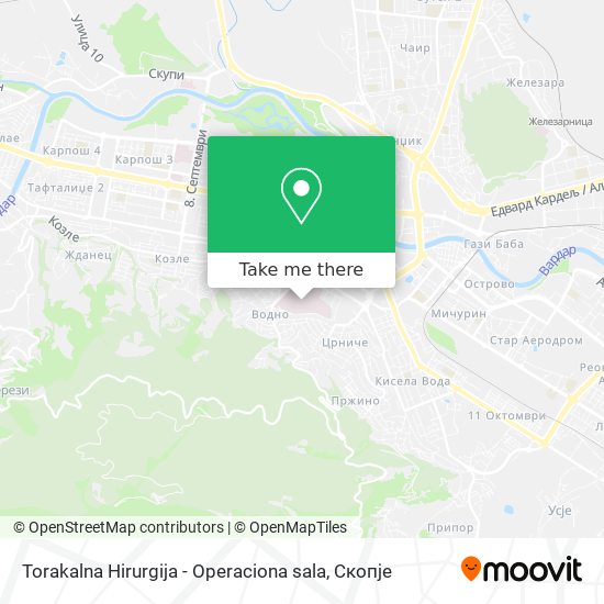 Torakalna Hirurgija - Operaciona sala map