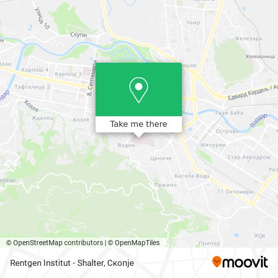 Rentgen Institut - Shalter map