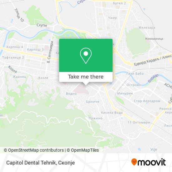 Capitol Dental Tehnik map