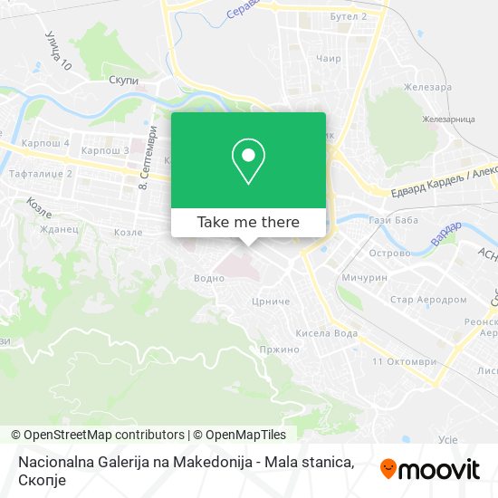 Nacionalna Galerija na Makedonija - Mala stanica map