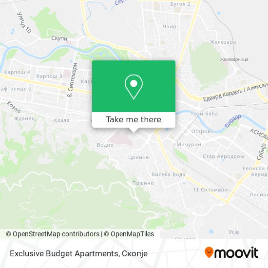 Exclusive Budget Apartments map