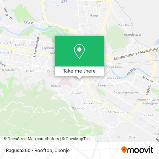 Ragusa360 - Rooftop map