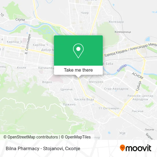 Bilna Pharmacy - Stojanovi map
