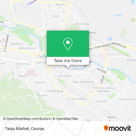 Tanja Market map