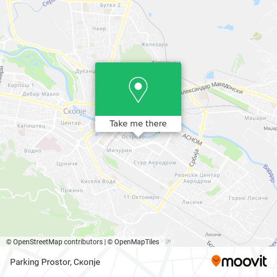 Parking Prostor map