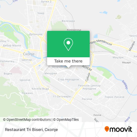 Restaurant Tri Biseri map