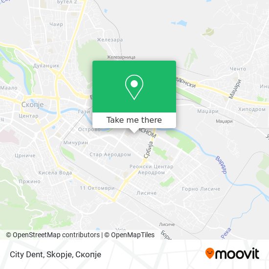 City Dent, Skopje map