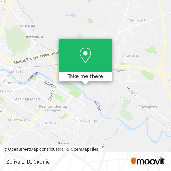 Zoliva LTD. map