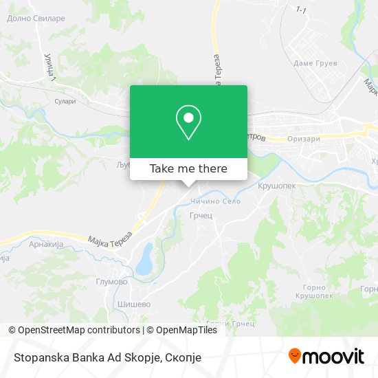 Stopanska Banka Ad Skopje map