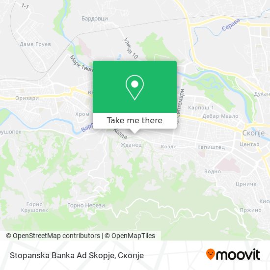 Stopanska Banka Ad Skopje map